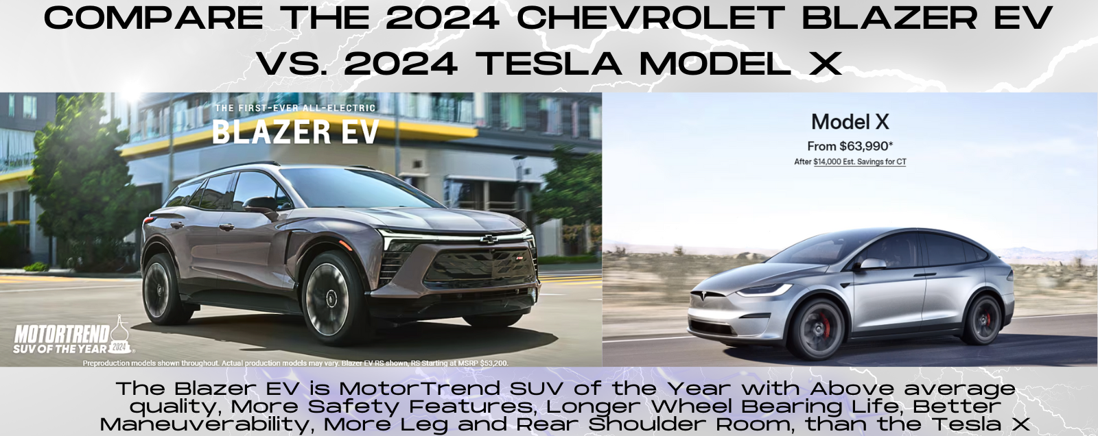 chevrolet blazer ev vs tesla model x